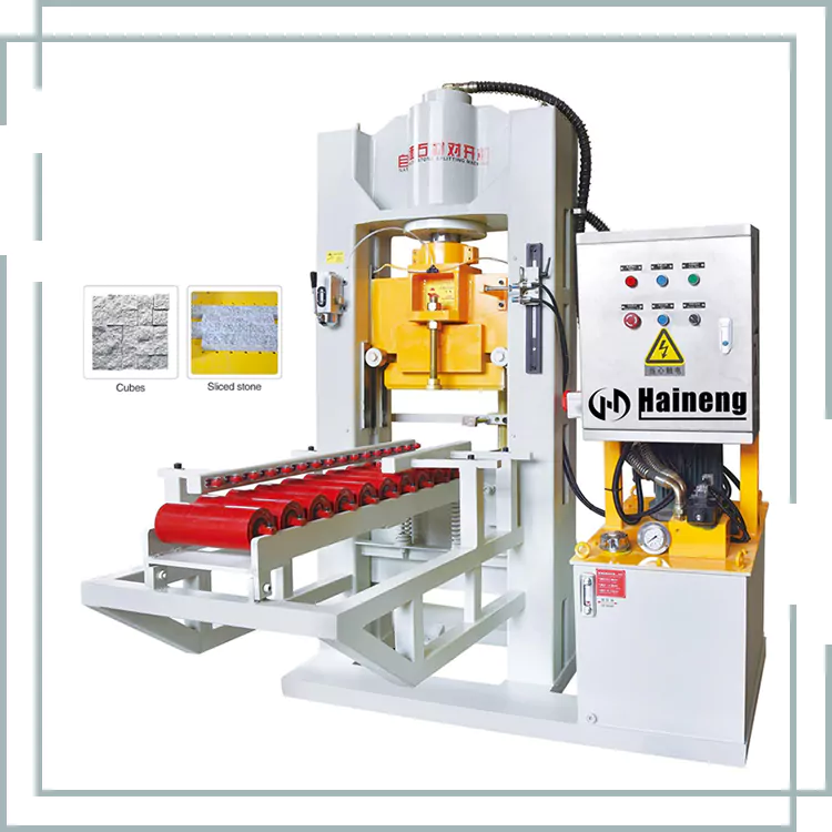 Kubussteen splittermachine