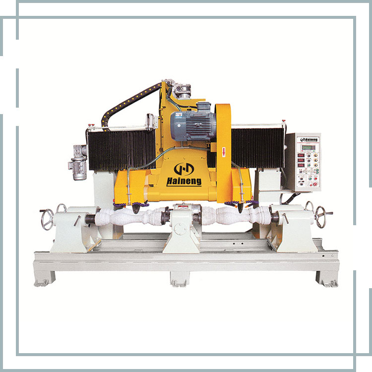 Snijmachine voor stenen balusters