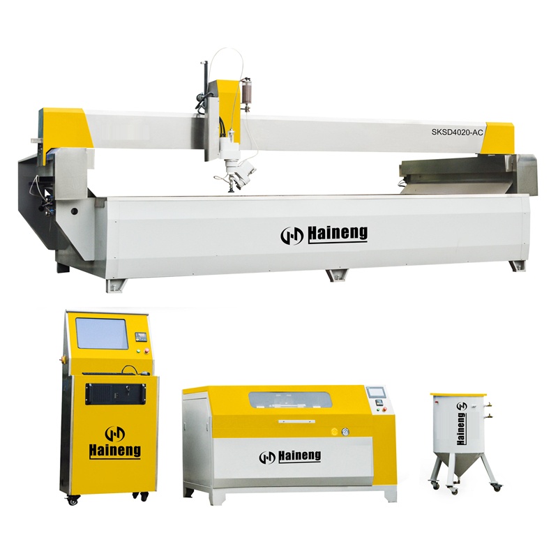 Steenwaterjet snijmachine